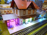 Dworzec NeupreuBen z Oświetleniem LED w skali H0