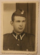 ŻOŁNIERZ, WOJSKOWY 1948 r. - FOTO ATELIER J. WALCZEWSKA PUŁAWY