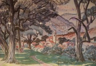 JAN PIOTR HRYNKOWSKI. STUDIUM PEJZAŻU FRANCUSKIEGO . OK 1930