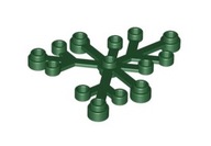 LEGO Roślina, liść - 2417 - Dark Green - 5 sztuk