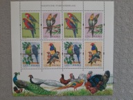 Arkusz 3967 - 3970 ** - Egzotyczne Ptaki Hodowlane 2004r