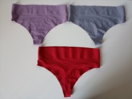 3 szt Śliczna bielizna bezszwowa modelująco wyszczuplająca r.L