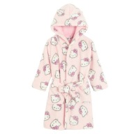 Cool, ŚLICZNY Szlafrok z kapturem, różowy, Hello Kitty, 110 / 116cm
