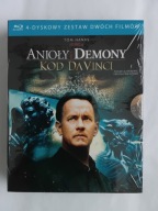 ANIOŁY I DEMONY KOD DA VINCI BOX 4 BLU-RAY FOLIA OKAZJA ! POLSKIE WYDANIE
