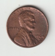 USA 1 cent 1964 D