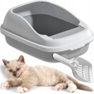 KUWETA DLA KOTA OTWARTA NA ŻWIREK DUŻA TOALETA WYTRZYMAŁA SOLIDNA + ŁOPATKA