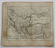 Turcja część europejska Mapa Buffier 1744 r