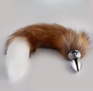 KITA STALOWY KOREK ANALNY LISI OGON ANAL PLUG BDSM 40cm