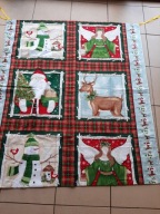 DESIGN VINTAGE Blank Quilting GINA LINN TKANINA MATERIAŁ SWIĄTECZNY 2 SZT