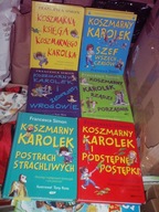 KOSZMARNY KAROLEK 6 książek, Francesca Simon - UNIKAT - twarde oprawy