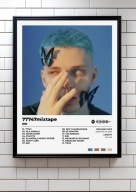 OKI „77747mixtape” | plakat A3 Prezent album rap ozdoba na ścianę