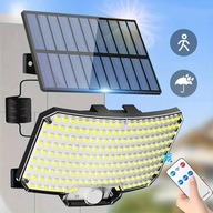 LAMPA SOLARNA HALOGEN 234LED PILOT CZUJNIK RUCHU ZMIERZCHU 6500K