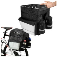TORBA ROWEROWA SAKWA na bagażnik rowerowy + POKROWIEC