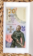20zł banknot BITWA WARSZAWSKA 1920 NISKI NR 12287 + gratis folder