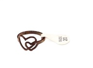 Pierścionek Czarny Dwa Serca 22 10 Stal Chirurgiczna Nierdzewna