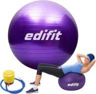 EDIFIT, Piłka do jogi i pilatesu, r. 65 w zestawie z pompką do dmuchania