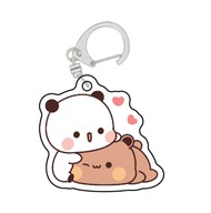 Bubu i Dudu breloczek Miś z Pandą – słodki dodatek do kluczy