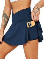 SPÓDNICA Spódnico spodenki trening fitness z kieszenią tenis na siłownię XL