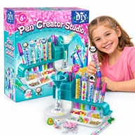 FABRYKA DŁUGOPISÓW ZESTAW KREATYWNY DIY Pen Creator Studio + 50 Akcesoriów