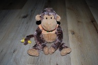 pluszak maskotka małpa małpka Teddy Hermann 40 cm z bananem