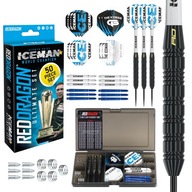 Rzutki Darts Red Dragon Gerwyn Price Iceman Brass Steel ZESTAW 50 el 22g