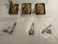 Stare zamki meblowe 3 sztuki