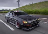 Plakat A3 - Toyota Corolla AE86 Levin 4A-GE