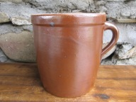 Stary Sygnowany KAMIONKOWY Garnek_LOFT PRL