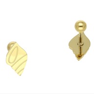 65686 Kolczyki złota stal chirurgiczna piercing lody