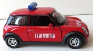 MODEL-AUTKO-MINI COOPER 'FEUERWEHR'-WELLY 1:34
