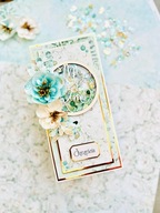 KARTKA ŚLUBNA w pudełku ręcznie robiona ŚLUB ELEGANCKA PAMIĄTKA OD SERCA