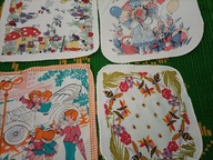 chusteczki do nosa PRL motywy z bajek