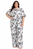 Elegancki Kombinezon Big Size Szeroka Nogawka Wesela ,Komunia