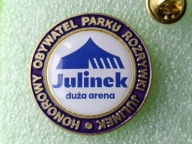 Oryg Odznaka - HONOROWY OBYWATEL PARKU ROZRYWKI - JULINEK -DUŻA ARENA