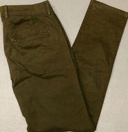 R) SELECTED HOMME MATERIAŁOWE SPODNIE KHAKI 33/32