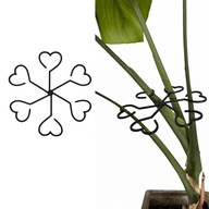 Podpora do roślin kwiatów doniczkowych podpórka chwytak czarna –PLA 1szt