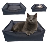 LEGOWISKO POSŁANIE DLA KOTA 60X50CM KOJEC WODOODPORNY+ WYJMOWANA PODUSZKA!