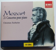 Mozart Christian Zacharias – 21 Concertos pour piano Mozart 8CD BOX
