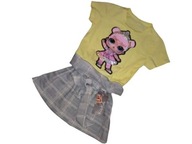 SUKIENKA DZIEWCZĘCA KRÓTKI RĘKAW R.4 LATA(104-110)