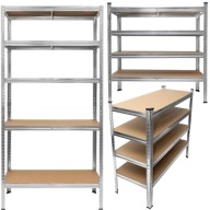 REGAŁ MAGAZYNOWY WARSZTATOWY OGRODOWY GARAŻOWY METALOWY 180X90X40 CM 875 KG