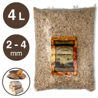 Zrębki do wędzenia OLCHA + BUK 4 Litry | gradacja S (2-4 mm) SuperSmoke