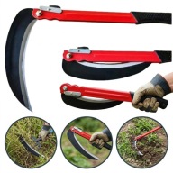 SIERP RĘCZNY KOSA SKŁADANA DO PODCINANIA TRAWY CHWASTÓW I GAŁĘZI