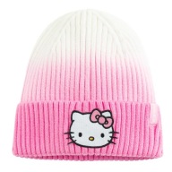Cool, Czapka, dziewczęca, różowo-biała, Hello Kitty, 56 cm