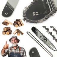 PROWADNICA DO PIŁY 35CM 3/8 1,3mm + 2x ŁAŃCUCH DO STIHL ALPINA OLEOMAC INNE