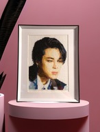 Portret Jimin z BTS, haft krzyżykowy, rękodzieło