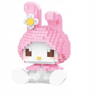 Klocki Hello Kitty Kotek Cześć Kotku Figurka My Melody Box Pudełko 406 el