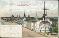 Industrie und Gewerbe Ausstellung Düsseldorf. Pavilon Krupp - 1902 Litho