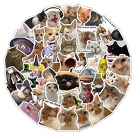 Naklejki Kot Kotek Cute Śmieszne Meme Laptop Sticker Bomb Wlepy 56szt.
