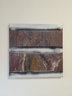 Obraz na płótnie, akryl technika pouring