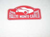 RAJD Samochodowy RALLYE MONTE - CARLO 2008 naklejka